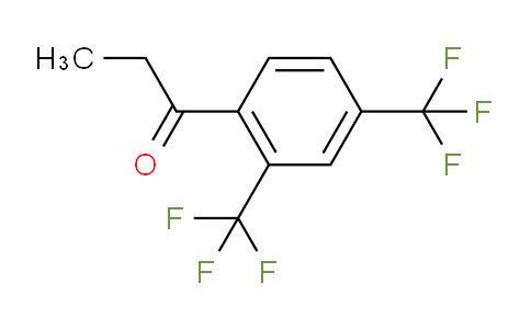 CAS No. 1803843-62-0, 1-(2,4-Bis(trifluoromethyl)phenyl)propan-1-one
