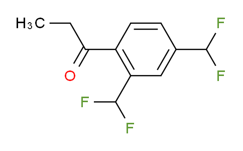 CAS No. 1806400-26-9, 1-(2,4-Bis(difluoromethyl)phenyl)propan-1-one