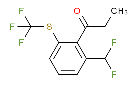 MC723099 | 1806480-49-8 | 1-(2-(Difluoromethyl)-6-(trifluoromethylthio)phenyl)propan-1-one