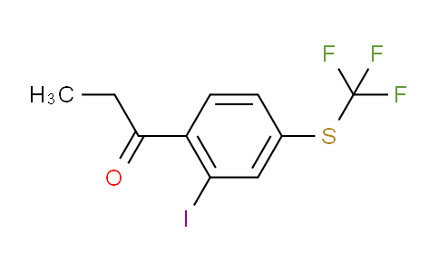 DY723129 | 1804097-51-5 | 1-(2-Iodo-4-(trifluoromethylthio)phenyl)propan-1-one
