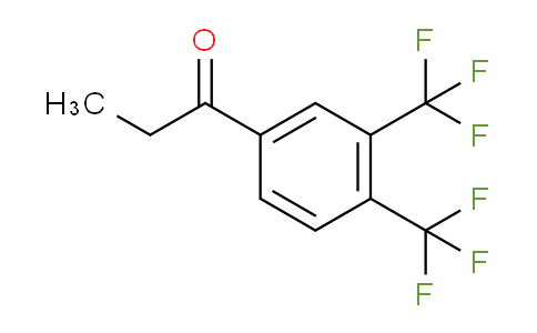 CAS No. 1803860-32-3, 1-(3,4-Bis(trifluoromethyl)phenyl)propan-1-one