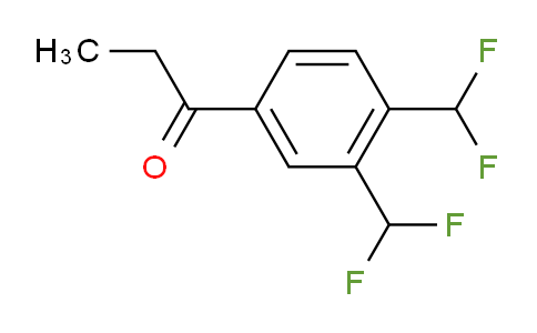CAS No. 1806535-56-7, 1-(3,4-Bis(difluoromethyl)phenyl)propan-1-one