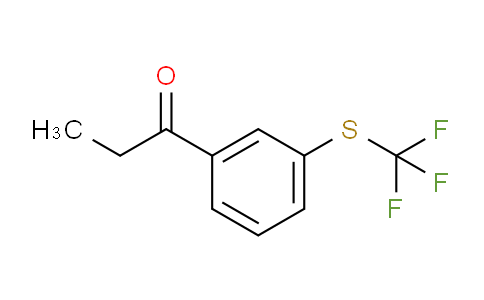 CAS No. 1806418-20-1, 1-(3-(Trifluoromethylthio)phenyl)propan-1-one