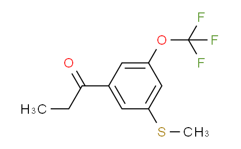 DY723296 | 1805696-33-6 | 1-(3-(Methylthio)-5-(trifluoromethoxy)phenyl)propan-1-one