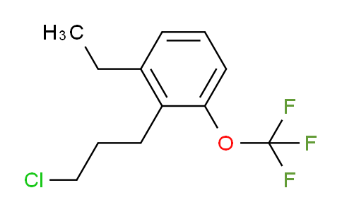 CAS No. 1806675-02-4, 1-(3-Chloropropyl)-2-ethyl-6-(trifluoromethoxy)benzene