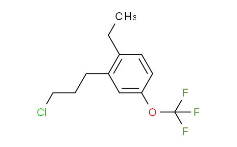 CAS No. 1806400-11-2, 1-(3-Chloropropyl)-2-ethyl-5-(trifluoromethoxy)benzene