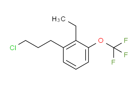 CAS No. 1803727-19-6, 1-(3-Chloropropyl)-2-ethyl-3-(trifluoromethoxy)benzene