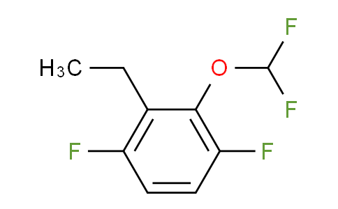CAS No. 1804415-31-3, 1,4-Difluoro-2-difluoromethoxy-3-ethylbenzene
