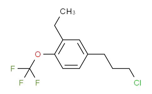 CAS No. 1804049-43-1, 1-(3-Chloropropyl)-3-ethyl-4-(trifluoromethoxy)benzene
