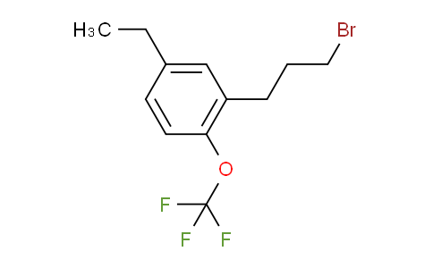 CAS No. 1806599-75-6, 1-(3-Bromopropyl)-5-ethyl-2-(trifluoromethoxy)benzene