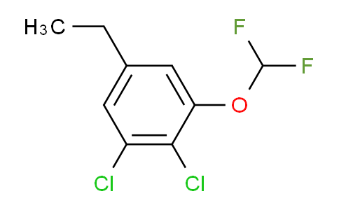 CAS No. 1803831-84-6, 1,2-Dichloro-3-difluoromethoxy-5-ethylbenzene