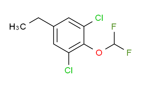 CAS No. 1803806-48-5, 1,3-Dichloro-2-difluoromethoxy-5-ethylbenzene