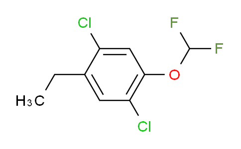 CAS No. 1803790-71-7, 1,4-Dichloro-2-difluoromethoxy-5-ethylbenzene