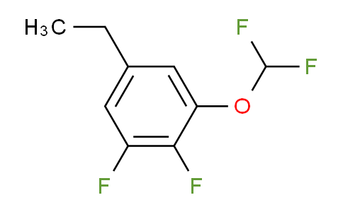 CAS No. 1803785-74-1, 1,2-Difluoro-3-difluoromethoxy-5-ethylbenzene