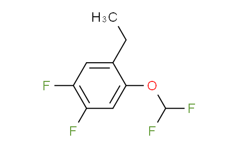 CAS No. 1806357-95-8, 1,2-Difluoro-4-difluoromethoxy-5-ethylbenzene