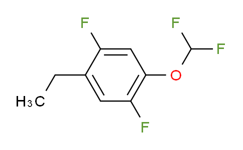 CAS No. 1803785-80-9, 1,4-Difluoro-2-difluoromethoxy-5-ethylbenzene
