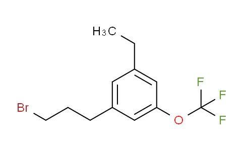 CAS No. 1805851-78-8, 1-(3-Bromopropyl)-3-ethyl-5-(trifluoromethoxy)benzene