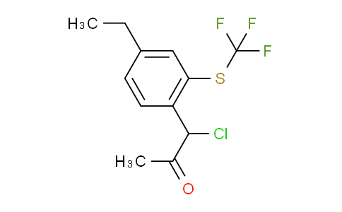 DY723402 | 1803725-78-1 | 1-Chloro-1-(4-ethyl-2-(trifluoromethylthio)phenyl)propan-2-one
