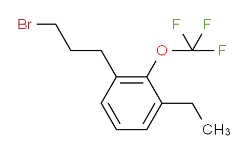 CAS No. 1804049-37-3, 1-(3-Bromopropyl)-3-ethyl-2-(trifluoromethoxy)benzene