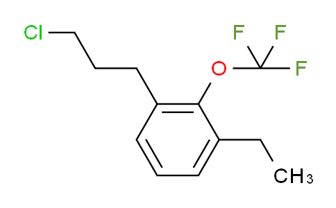 CAS No. 1804245-67-7, 1-(3-Chloropropyl)-3-ethyl-2-(trifluoromethoxy)benzene