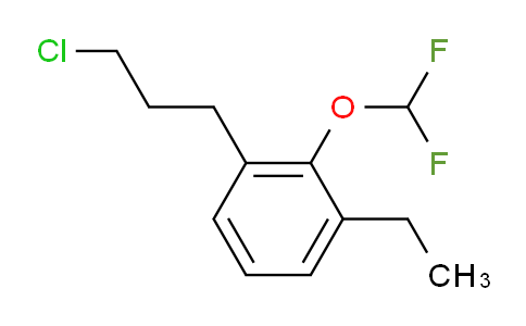 CAS No. 1805762-47-3, 1-(3-Chloropropyl)-2-(difluoromethoxy)-3-ethylbenzene