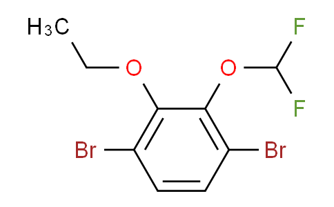 CAS No. 1804876-14-9, 1,4-Dibromo-2-difluoromethoxy-3-ethoxybenzene