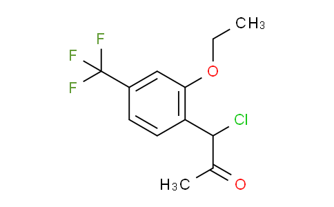 CAS No. 1804180-43-5, 1-Chloro-1-(2-ethoxy-4-(trifluoromethyl)phenyl)propan-2-one