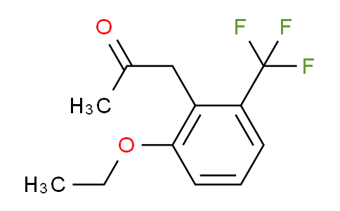 CAS No. 1806433-53-3, 1-(2-Ethoxy-6-(trifluoromethyl)phenyl)propan-2-one