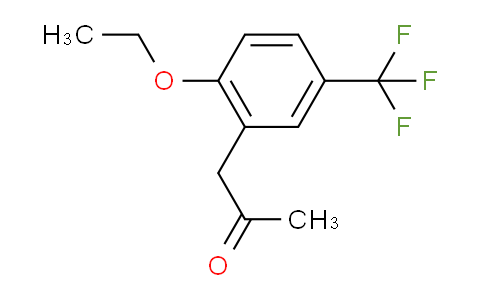 CAS No. 1804282-90-3, 1-(2-Ethoxy-5-(trifluoromethyl)phenyl)propan-2-one