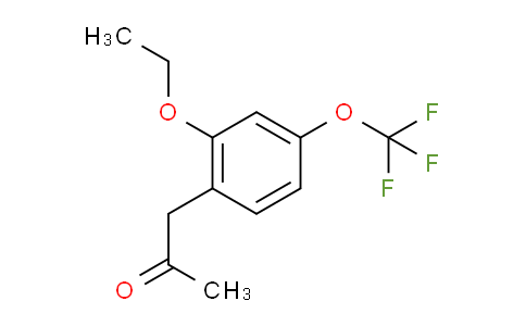 CAS No. 1804244-63-0, 1-(2-Ethoxy-4-(trifluoromethoxy)phenyl)propan-2-one