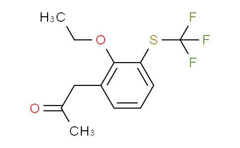 CAS No. 1804246-32-9, 1-(2-Ethoxy-3-(trifluoromethylthio)phenyl)propan-2-one
