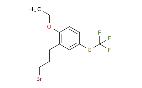 CAS No. 1804246-14-7, 1-(3-Bromopropyl)-2-ethoxy-5-(trifluoromethylthio)benzene