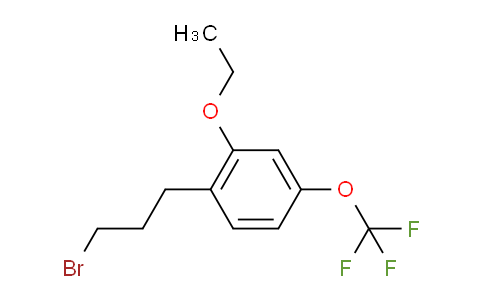 CAS No. 1804243-32-0, 1-(3-Bromopropyl)-2-ethoxy-4-(trifluoromethoxy)benzene