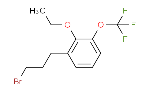 CAS No. 1806609-96-0, 1-(3-Bromopropyl)-2-ethoxy-3-(trifluoromethoxy)benzene
