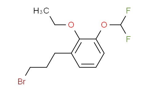 CAS No. 1804080-02-1, 1-(3-Bromopropyl)-3-(difluoromethoxy)-2-ethoxybenzene