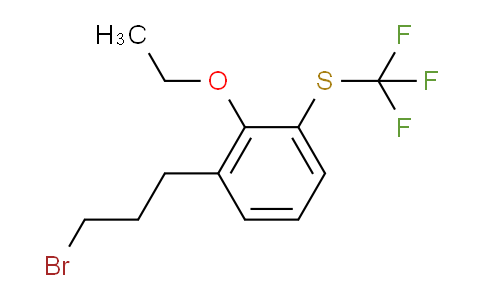 CAS No. 1806611-69-7, 1-(3-Bromopropyl)-2-ethoxy-3-(trifluoromethylthio)benzene