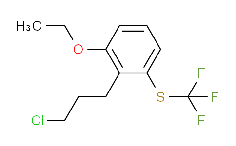 CAS No. 1805723-33-4, 1-(3-Chloropropyl)-2-ethoxy-6-(trifluoromethylthio)benzene