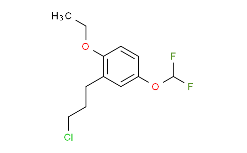CAS No. 1804134-14-2, 1-(3-Chloropropyl)-5-(difluoromethoxy)-2-ethoxybenzene