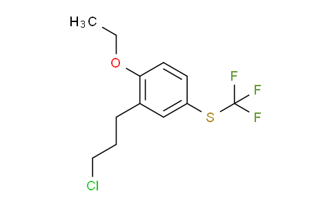 CAS No. 1804283-16-6, 1-(3-Chloropropyl)-2-ethoxy-5-(trifluoromethylthio)benzene