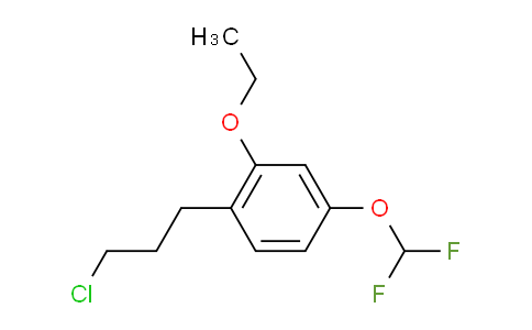 CAS No. 1804080-06-5, 1-(3-Chloropropyl)-4-(difluoromethoxy)-2-ethoxybenzene