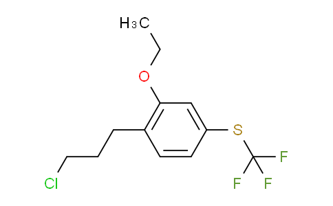 CAS No. 1806675-34-2, 1-(3-Chloropropyl)-2-ethoxy-4-(trifluoromethylthio)benzene
