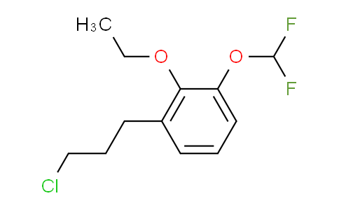 CAS No. 1803868-74-7, 1-(3-Chloropropyl)-3-(difluoromethoxy)-2-ethoxybenzene