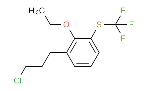 CAS No. 1806557-71-0, 1-(3-Chloropropyl)-2-ethoxy-3-(trifluoromethylthio)benzene