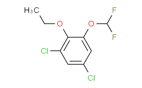 CAS No. 1804884-12-5, 1,5-Dichloro-3-difluoromethoxy-2-ethoxybenzene