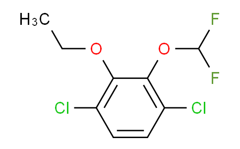 CAS No. 1803790-56-8, 1,4-Dichloro-2-difluoromethoxy-3-ethoxybenzene