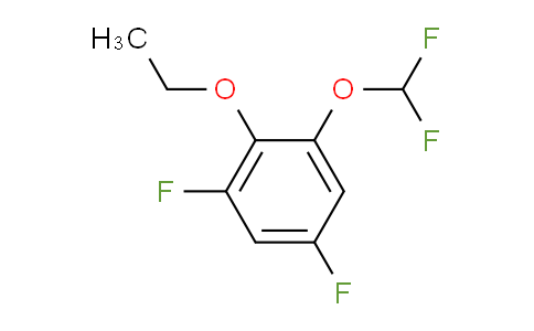 CAS No. 1804415-22-2, 1,5-Difluoro-3-difluoromethoxy-2-ethoxybenzene
