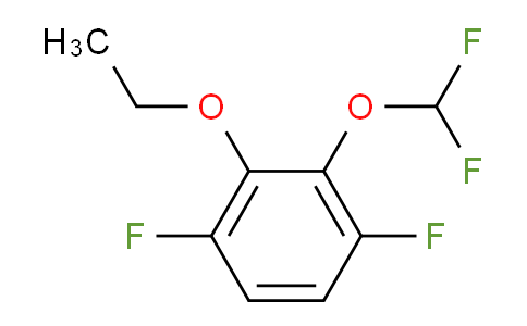 CAS No. 1803828-24-1, 1,4-Difluoro-2-difluoromethoxy-3-ethoxybenzene