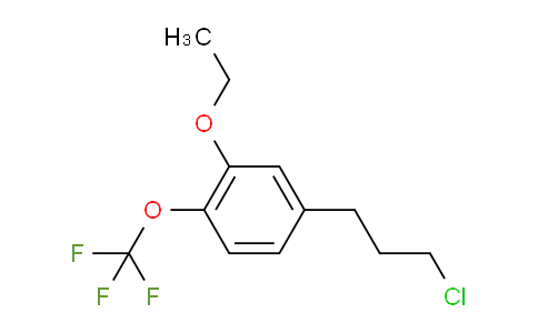 CAS No. 1806610-21-8, 1-(3-Chloropropyl)-3-ethoxy-4-(trifluoromethoxy)benzene