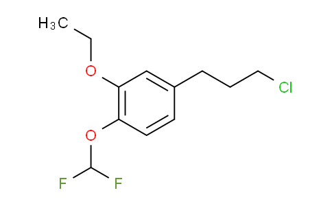CAS No. 1805865-97-7, 1-(3-Chloropropyl)-4-(difluoromethoxy)-3-ethoxybenzene