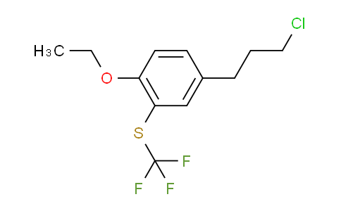 CAS No. 1806626-47-0, 1-(3-Chloropropyl)-4-ethoxy-3-(trifluoromethylthio)benzene